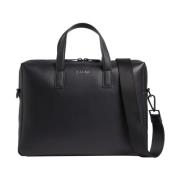 Zwarte Laptoptas voor Heren Calvin Klein , Black , Heren