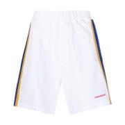 Logo Side Stripe Sport Shorts Dsquared2 , White , Heren