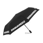 Paraplu met logo Dsquared2 , Black , Heren