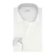 Klassieke witte overhemdjurk Eton , White , Heren