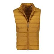 Bruine Bodywarmer met Rits - 50 Gant , Yellow , Heren