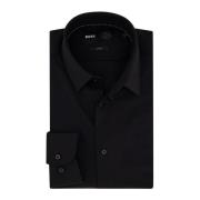 Zwarte Shirtjurk ML 7 Hugo Boss , Black , Heren