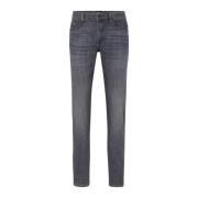 Delaware Jeans - Stijlvol en Comfortabel Hugo Boss , Gray , Heren