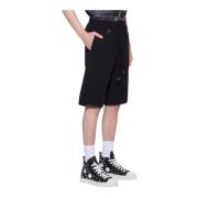 Bermuda Shorts met Elastische Taille John Richmond , Black , Heren