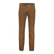 Bruine Katoenen Chino Broek Meyer , Brown , Heren