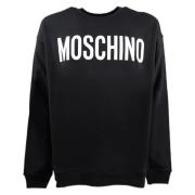 Stijlvol Sweatshirt voor Mannen Moschino , Black , Heren