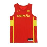 Beperkte editie Spanje Road Basketball Jersey Nike , Red , Heren