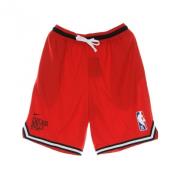 NBA Courtside Basketball Shorts Nike , Red , Heren