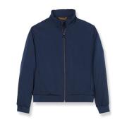 Donkerblauwe Rits Jas Pierre Cardin , Blue , Heren