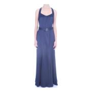 Elegant Statement Jurk Ralph Lauren , Blue , Dames