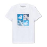 Bedrukt T-shirt Stella McCartney , White , Dames