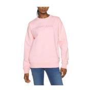 Bold Classic Sweatshirt Tommy Hilfiger , Pink , Dames