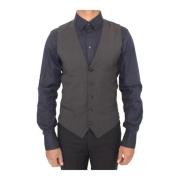 Upgrade je formele garderobe met deze grijze vest Dolce & Gabbana , Gr...