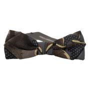 Zijden Multicolor Patroon Hals Papillon Strik Dolce & Gabbana , Multic...