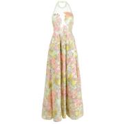 Maxi Dresses Elie Saab , Beige , Dames