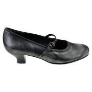 Comfortabele leren pump met verstelbare gesp Gabor , Gray , Dames