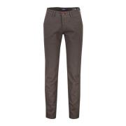 Bruine Slim-Fit Chino Broek Gardeur , Brown , Heren