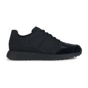 Zwarte sneakers voor heren Geox , Black , Heren