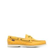 Gele lederen docksides loafers Sebago , Yellow , Heren