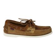 Bruine suède mocassins met leren binnenzool Sebago , Brown , Heren