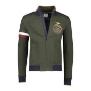 Groene militaire stijl vest met zakken Aeronautica Militare , Green , ...