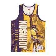 Magic Johnson NBA Burst Tank Mitchell & Ness , Multicolor , Heren