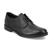 Zwarte Gesloten Formele Schoenen Rieker , Black , Heren