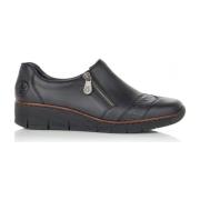 Zwarte Gesloten Formele Schoenen Rieker , Black , Dames