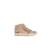 Sneaker Bootie met Rits en Metallic Details Kennel & Schmenger , Beige...