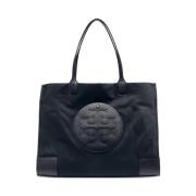 Zwarte Ella Tote Tas Tory Burch , Black , Dames