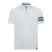 Polo Shirt in High-Performance Jersey Boggi Milano , White , Heren