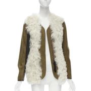 Pre-owned Fur outerwear Marni Pre-owned , Beige , Dames