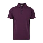 Blauwe Polo Shirt voor Heren Aspesi , Purple , Heren
