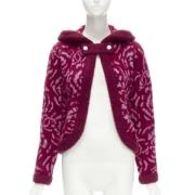 Pre-owned Wool outerwear Chanel Vintage , Red , Dames