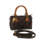 Pre-owned Canvas louis-vuitton-bags Louis Vuitton Vintage , Brown , Da...