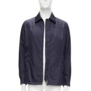 Pre-owned Nylon outerwear Prada Vintage , Blue , Dames