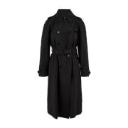 Zwarte Trenchcoat voor Dames Aspesi , Black , Dames