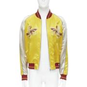 Pre-owned Fabric outerwear Saint Laurent Vintage , Yellow , Dames