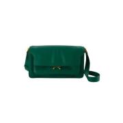 Pre-owned Leather shoulder-bags Marni Pre-owned , Green , Dames