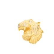 Pre-owned Plastic brooches Gucci Vintage , Yellow , Dames