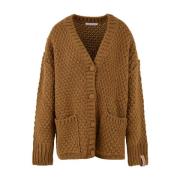 Kameel Sweater Cardigan Mar De Margaritas , Brown , Dames