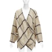 Pre-owned Fabric outerwear Issey Miyake Pre-owned , Beige , Dames