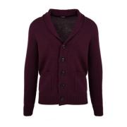 Bordeaux Sweater Cardigan voor Heren Drumohr , Red , Heren