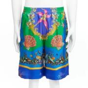 Pre-owned Silk bottoms Versace Pre-owned , Blue , Dames