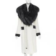 Pre-owned Wool outerwear Tom Ford Pre-owned , White , Dames