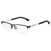 Gummi Sort Gles Emporio Armani , Black , Heren