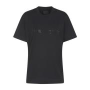 Zwart T-shirt met strass Givenchy , Black , Dames