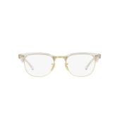 Transparante Plastic Frame Bril Ray-Ban , Beige , Dames