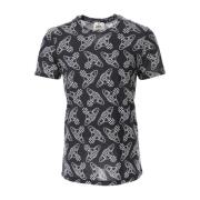 Zwarte Orb Lining Tshirt Vivienne Westwood , Black , Heren