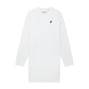 Sweatshirt Jurk Lyle & Scott , White , Dames